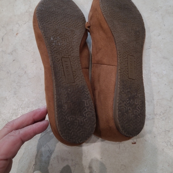 Esprit Binnie Loafer Flat Women's SZ 10 gold chain detail work casual comfort - Picture 9 of 11